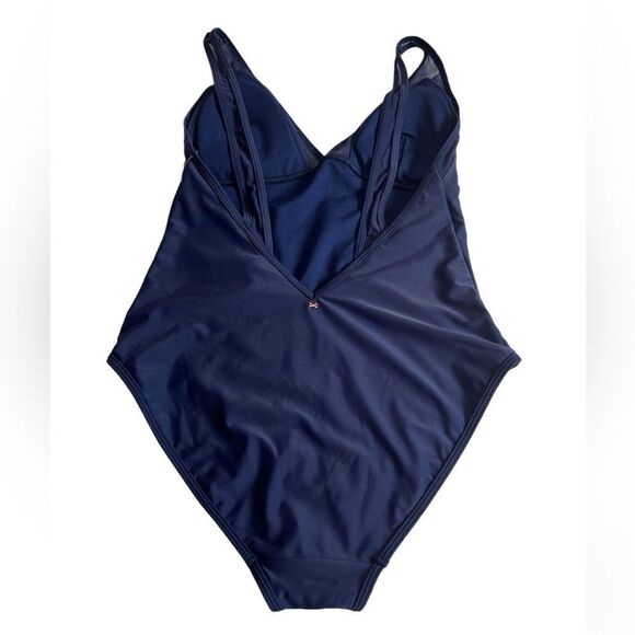 TED BAKER Rubee Mesh-Inset One-Piece Swimsuit New Size 4 (medium) - Picture 7 of 14